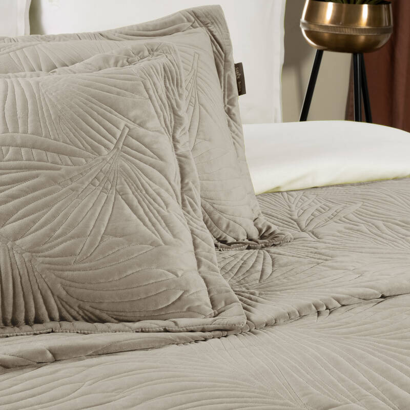 CLARA GRİ YATAK ÖRTÜSÜ SETİ ÇİFT KİŞİLİK