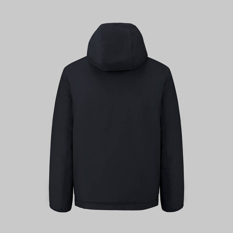 KAPÜŞONLU İÇİ DOLUM SİYAH MONT