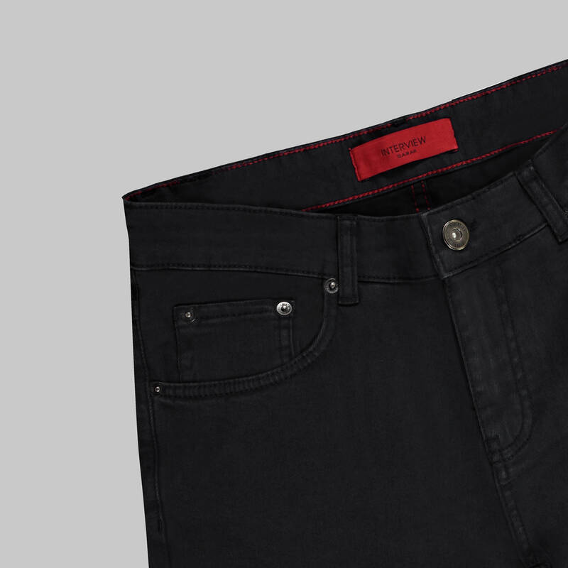 ROYS SİYAH KOTON PANTOLON