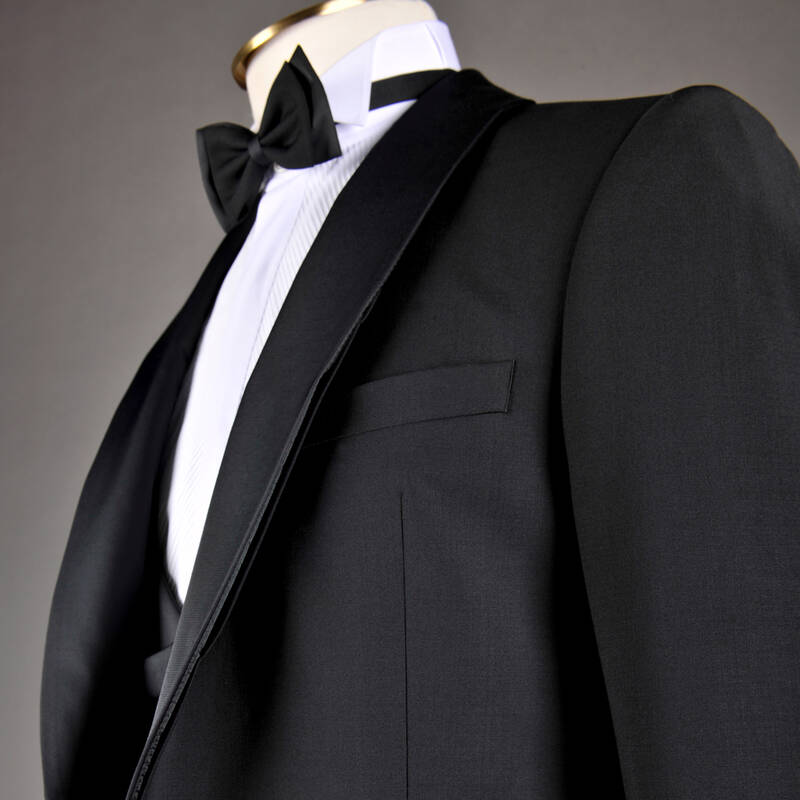 HAPPY CARLO SİYAH SMOKİN YELEK PAPYON TAKIM