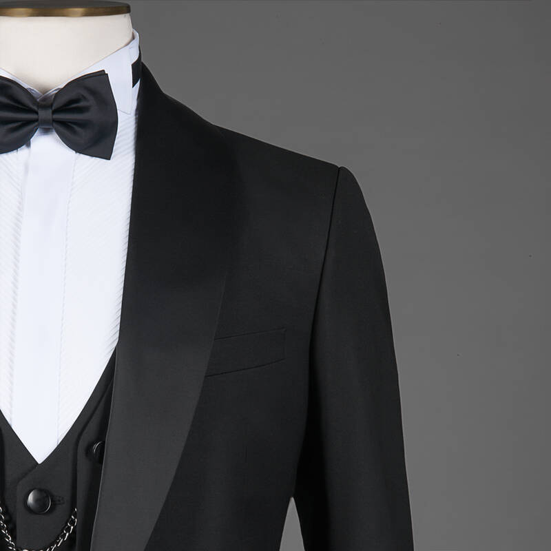 HAPPY NIGHT BOB YELEK PAPYON SİYAH SMOKİN TAKIM