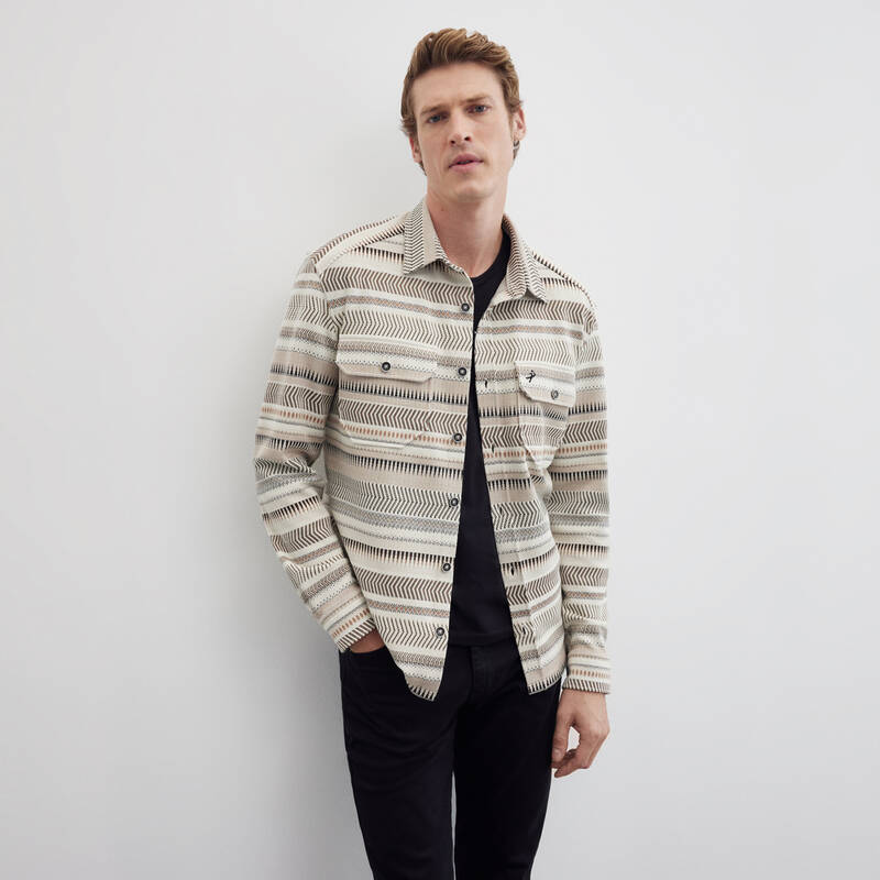 K-6 UZUN KOL BEJ GÖMLEK