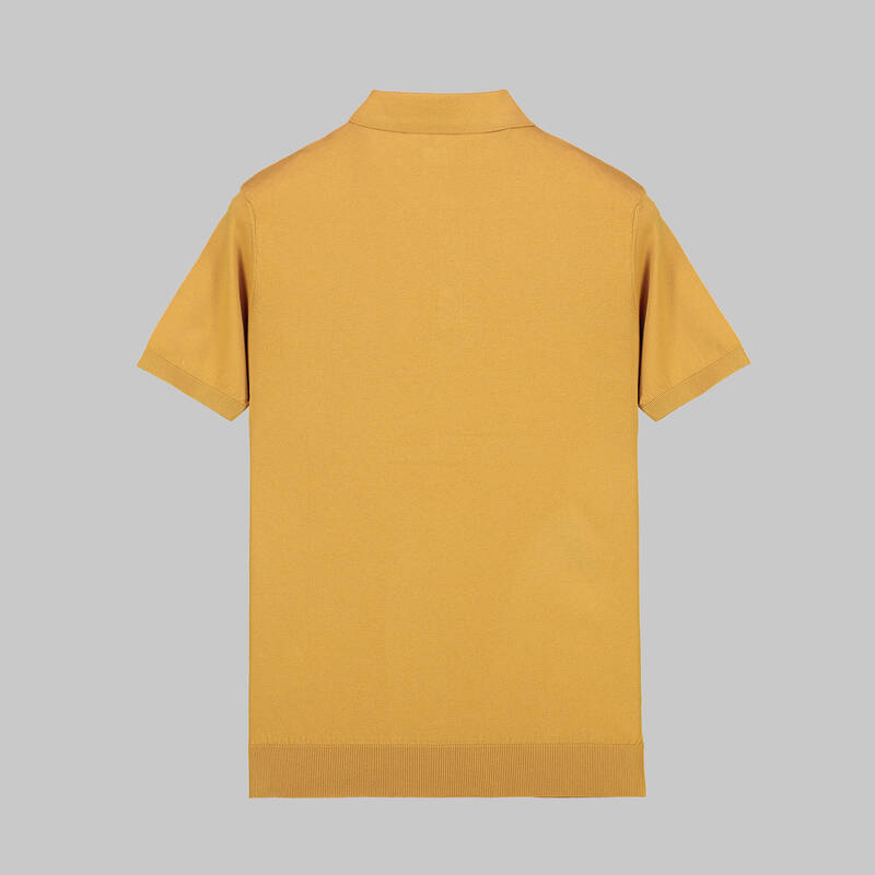 POLO YAKA KISA KOL SİYAH TRİKO