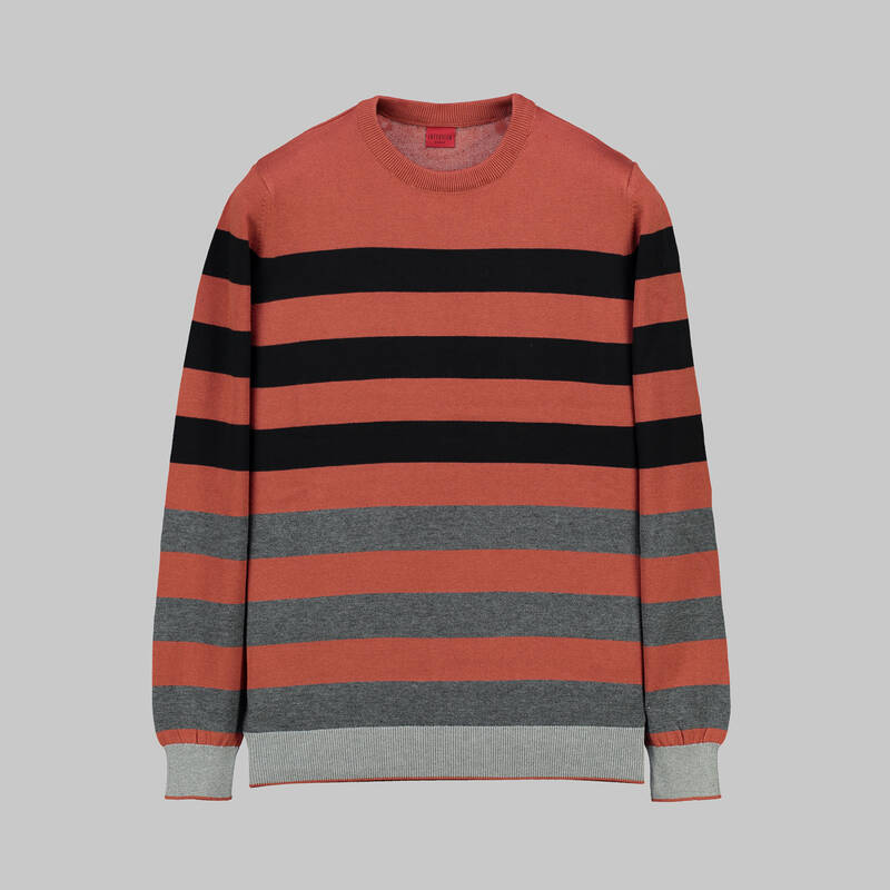 INTERVIEW BİSİKLET YAKA TRİKO