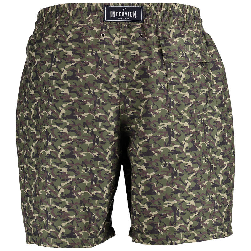 DESENLİ VILE YEŞİL DENİZ ŞORTU