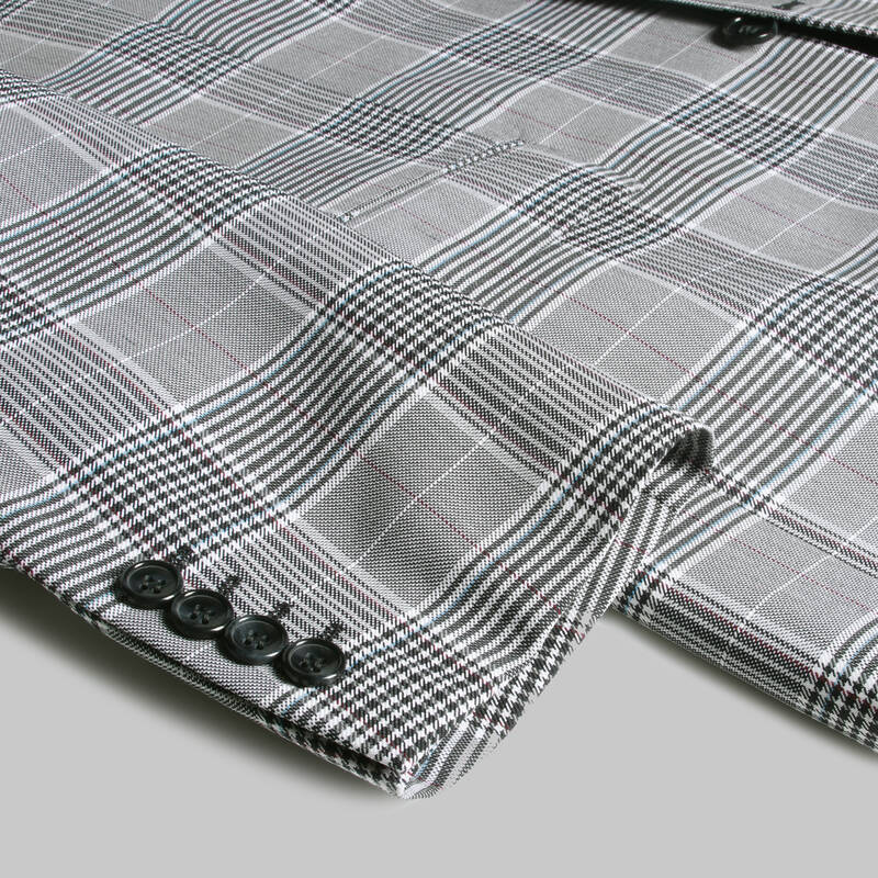 VARNA MAVİ KARELİ CEKET