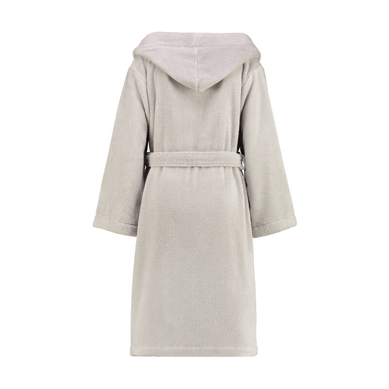 MICCO KAPUSONLU UNISEX BORNOZ BEJ