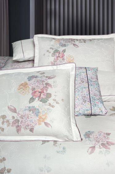 MIRABEL SATEN BEYAZ KING SIZE NEVRESİM TAKIMI