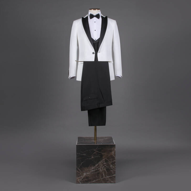 HAPPY NIGHT CARLO EKRU PAPYON YELEK TAKIM ELBİSE