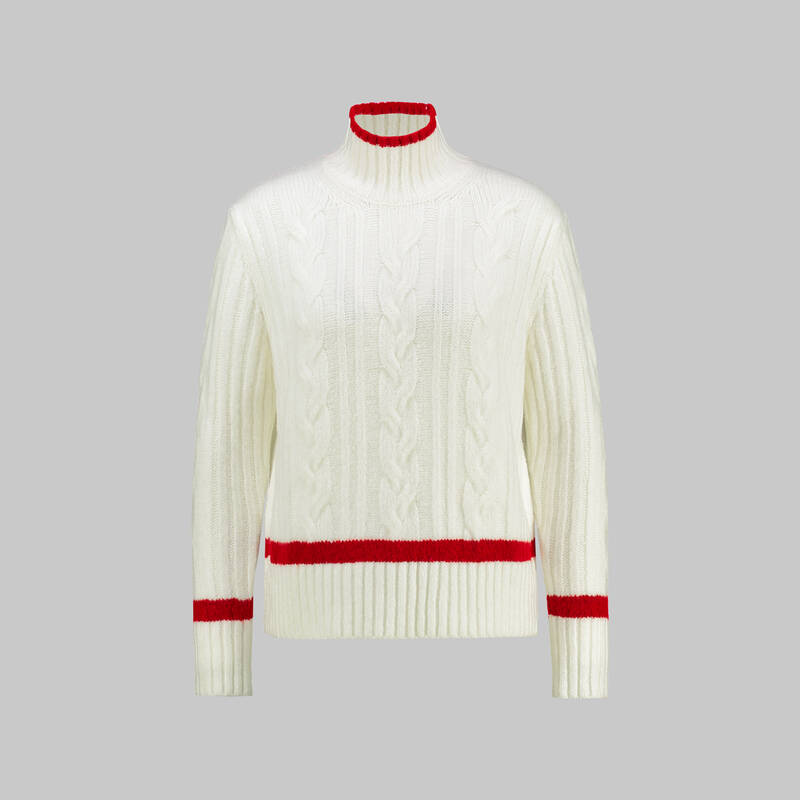 ALDEA SİYAH BOĞAZLI KAZAK