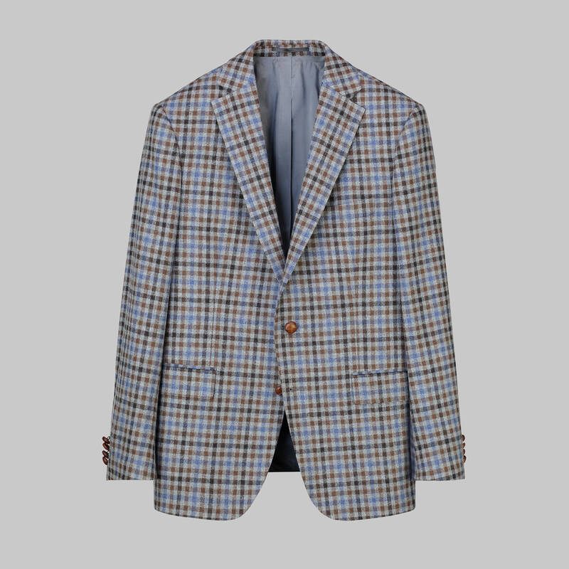 REXFORD KARELİ GRİ CEKET