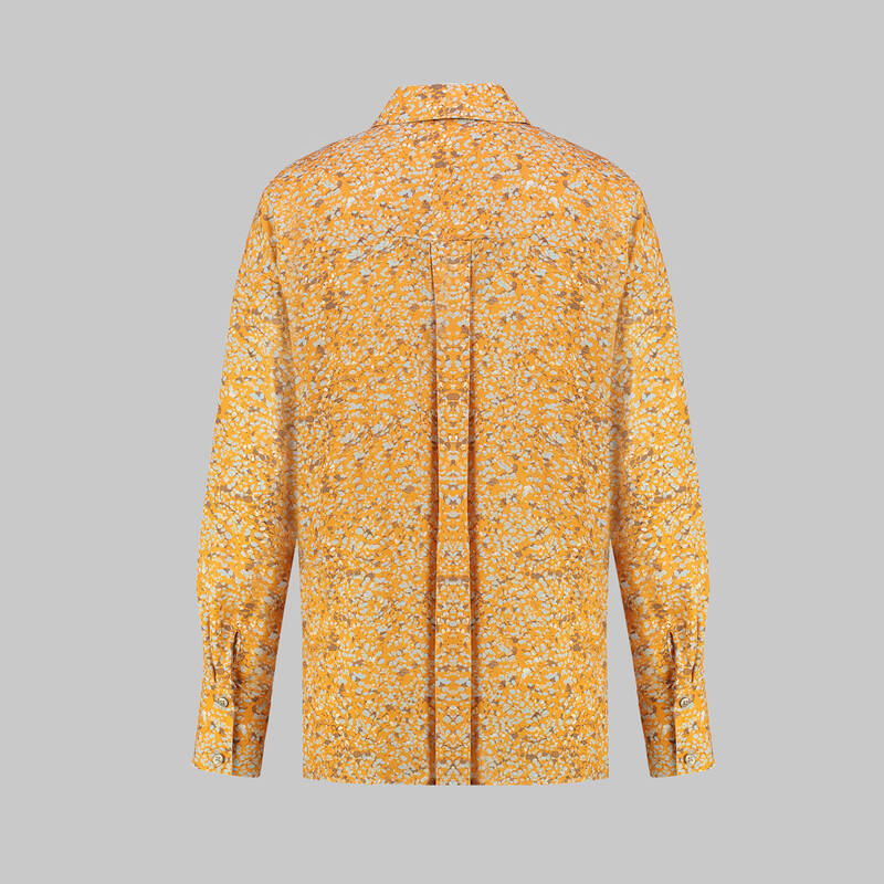 JESSICA DESENLİ TURUNCU GÖMLEK