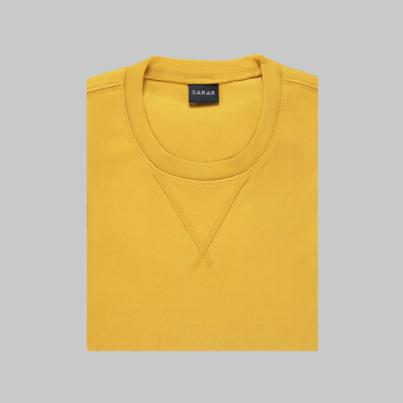 SARAR BİSİKLET YAKA TURUNCU SWEATSHIRT