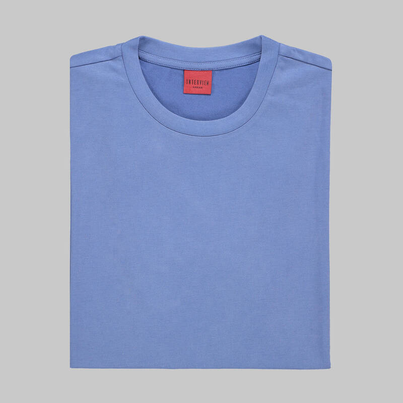 BASİC BİSİKLET YAKA SİYAH T-SHIRT