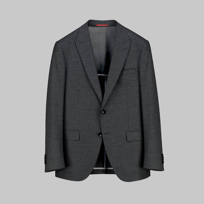 AMARA NASA RESTA YELEKLİ ÇİZGİLİ SİYAH TAKIM