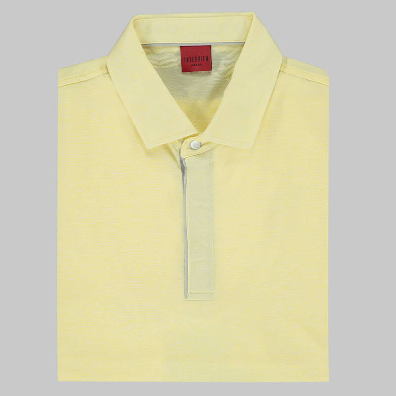 INTERVIEW POLO YAKA SARI T-SHIRT