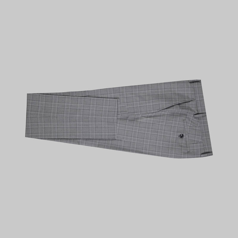 AMARA RESTA KARELİ KOYU GRİ TAKIM