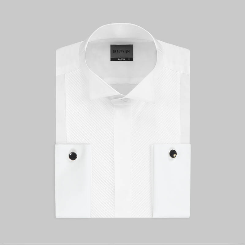 VİOLA GENİŞ MANŞET BEYAZ GÖMLEK