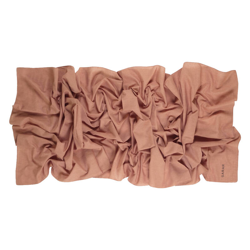 SİYAH PAMUK KETEN ŞAL