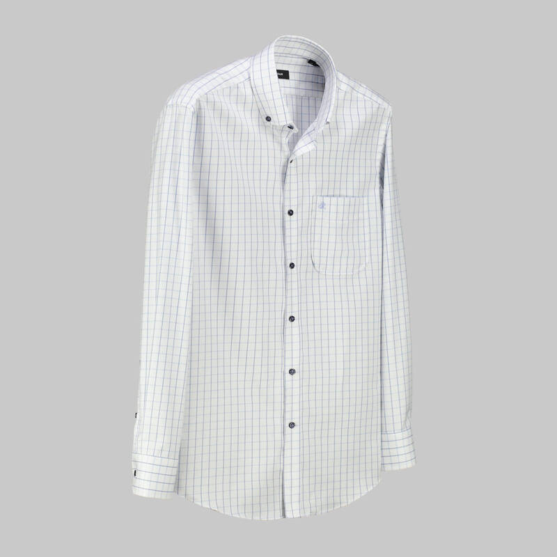 ELETA KARELİ MAVİ GÖMLEK