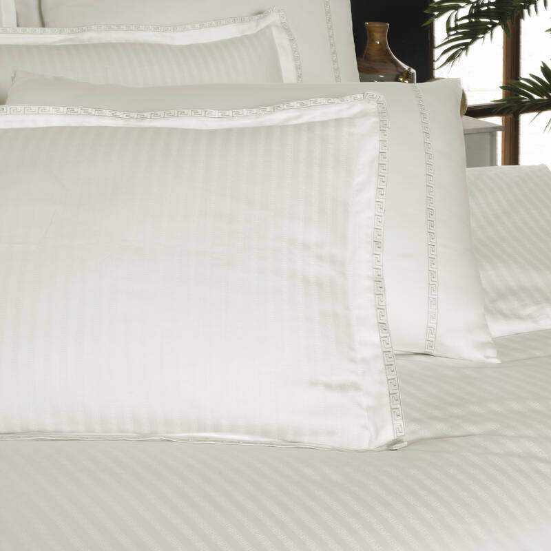 JACQUARD STRIPE ÇİFT KİŞİLİK YEŞİL NEVRESİM TAKIMI