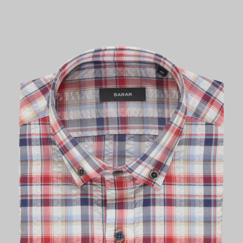 ELETA SLIMEO KIRMIZI GÖMLEK