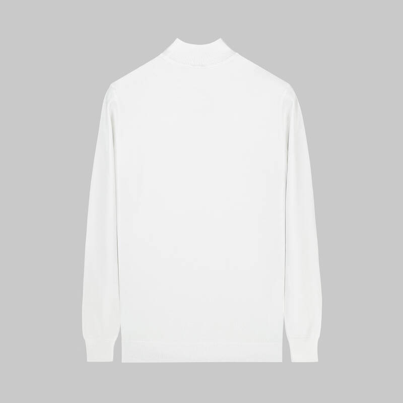 YARIM BALIKÇI YAKA SİYAH TRİKO