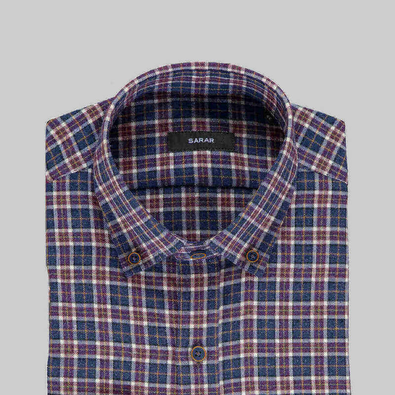 ELETA SELECTION UZUN KOL LACİVERT GÖMLEK