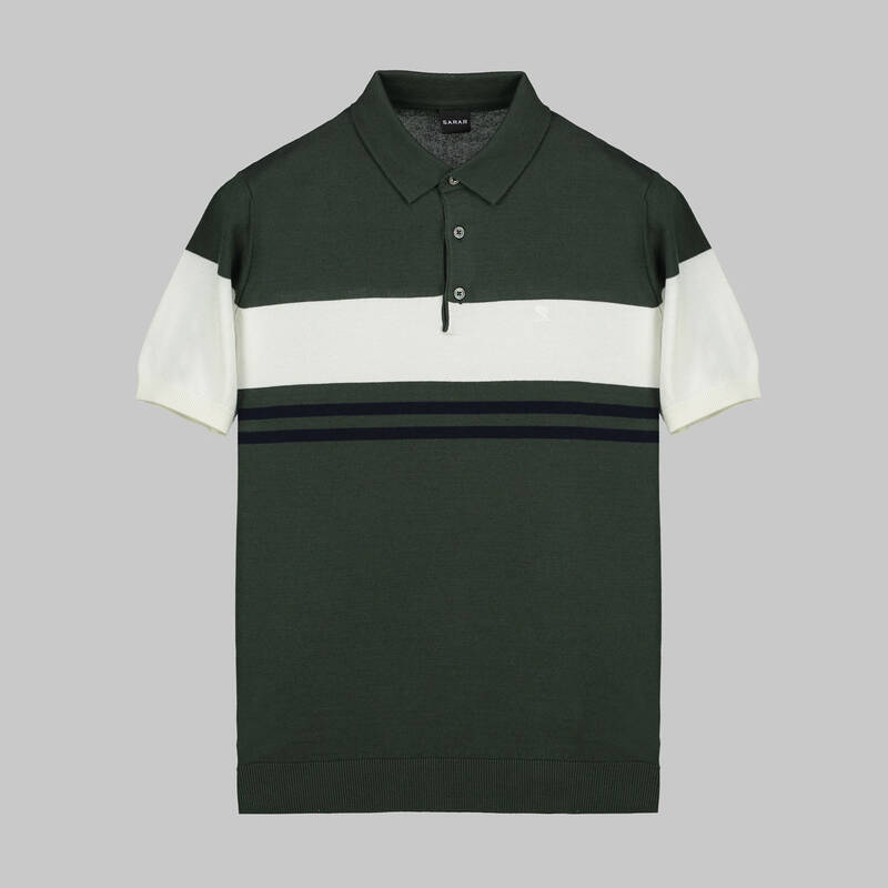 POLO YAKA KISA KOLLU YEŞİL TRİKO KAZAK