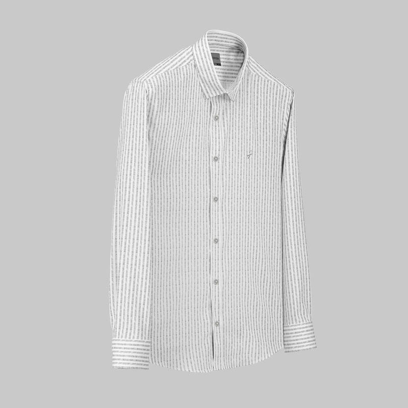 ARTOS ÇİZGİLİ MAVİ GÖMLEK