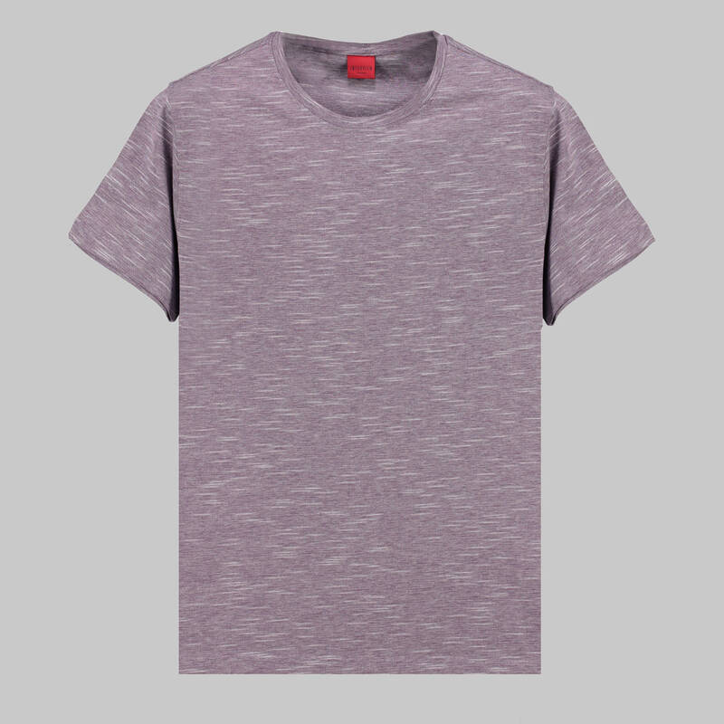 INTERVIEW BİSİKLET YAKA MÜRDÜM T-SHIRT