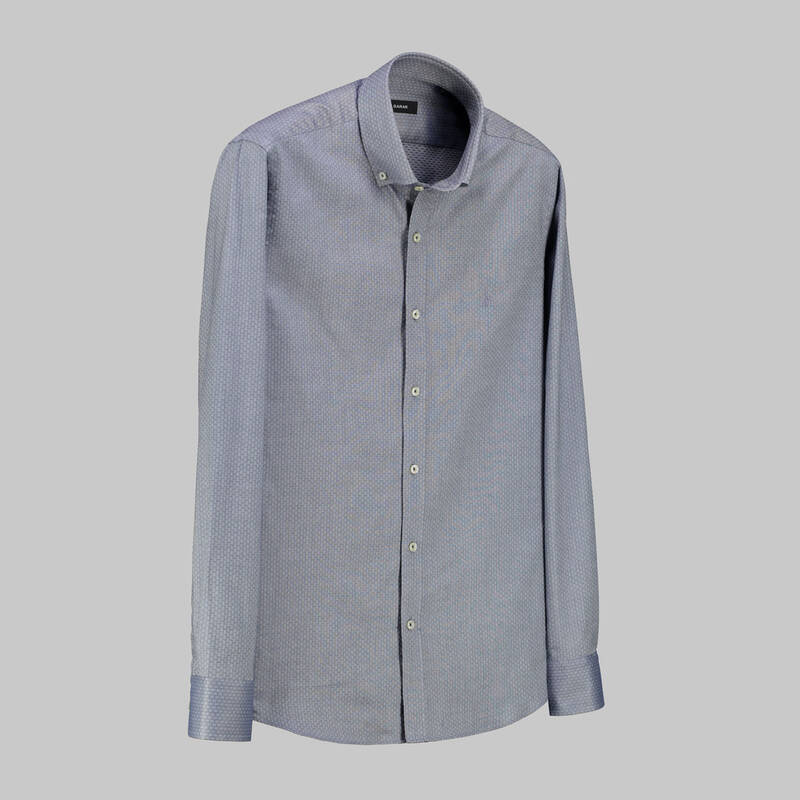 ELETA ERKEK SLIMEO LACİVERT GÖMLEK