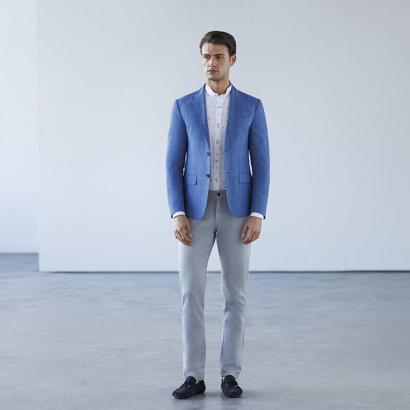 ARTEMIS AÇIK LACİVERT CEKET