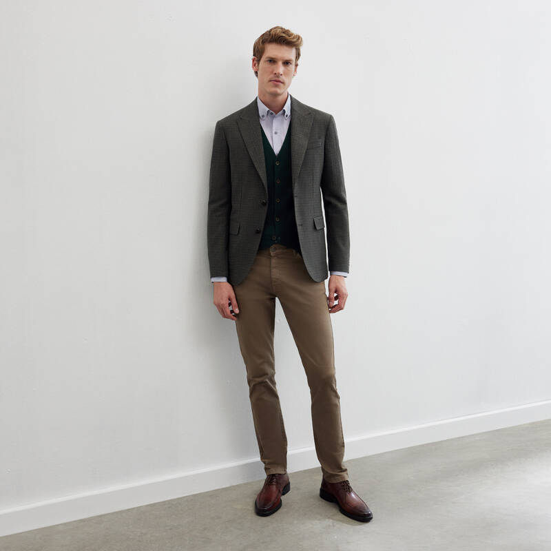 ELETA MAVİ SLİM GÖMLEK