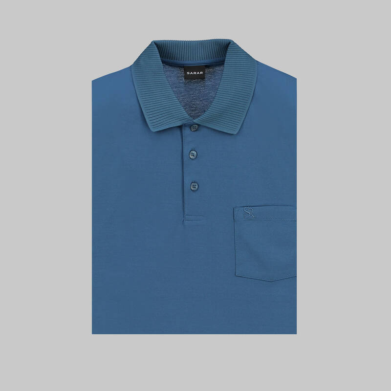 POLO YAKA CEPLİ SİYAH TİŞÖRT