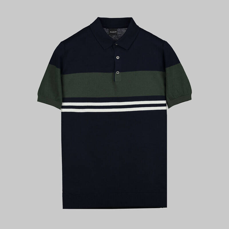 POLO YAKA KISA KOLLU YEŞİL TRİKO KAZAK