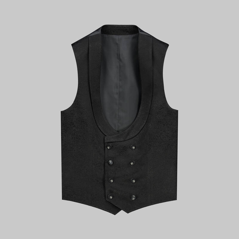 HAPPY CARLO YELEK PAPYON TAKIM SİYAH SMOKIN