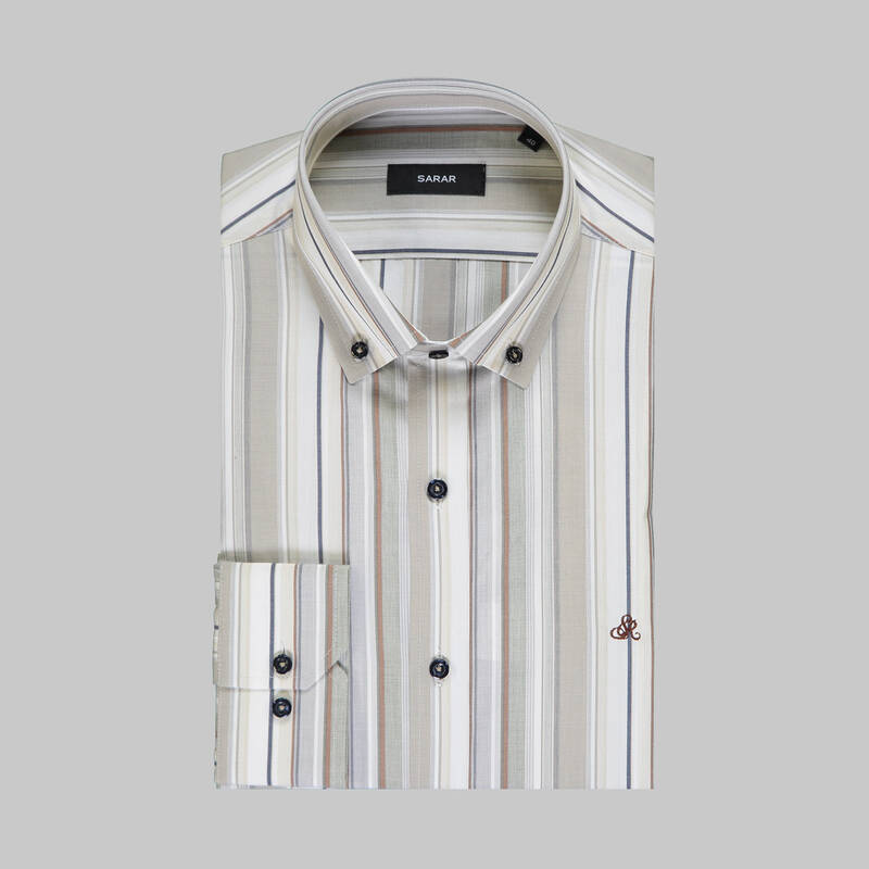 ELETA SLIMEO ERKEK MAVİ GÖMLEK