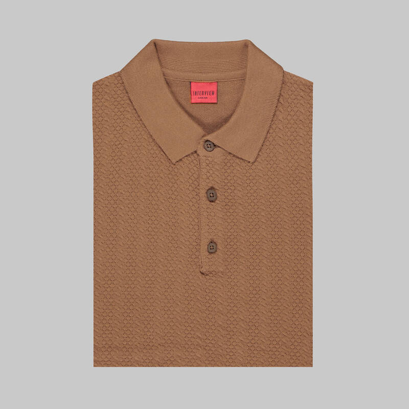 DÜĞMELİ POLO YAKA SİYAH TRİKO