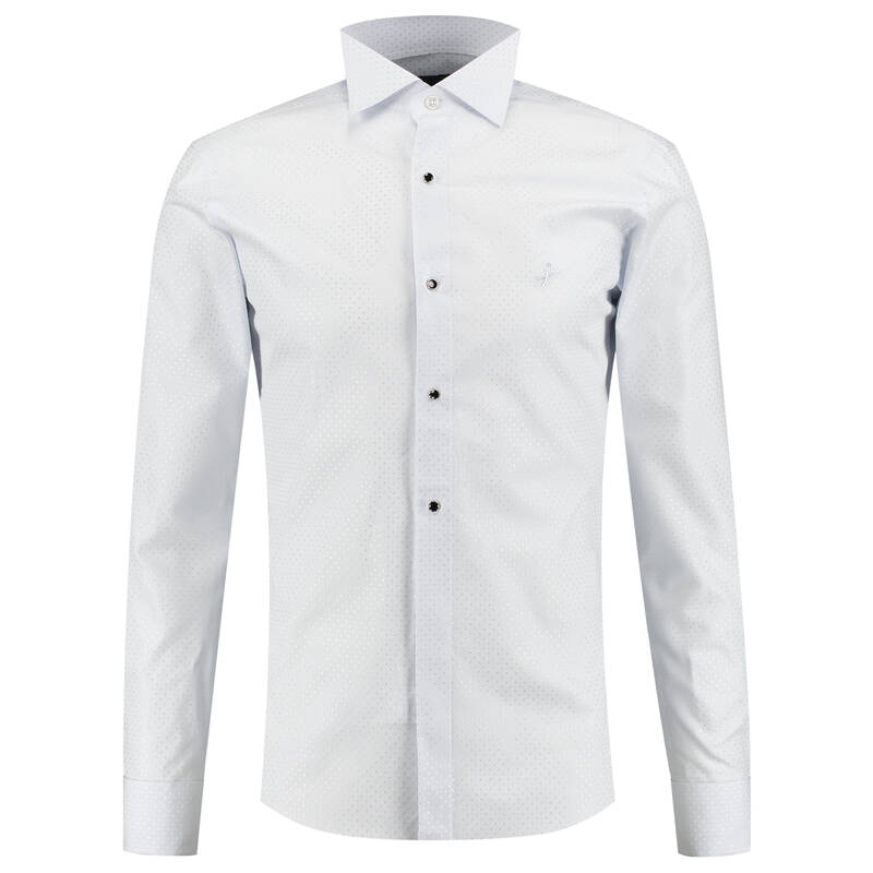 FELICE SHERMAN AÇIK GRİ SMOKİN GÖMLEK