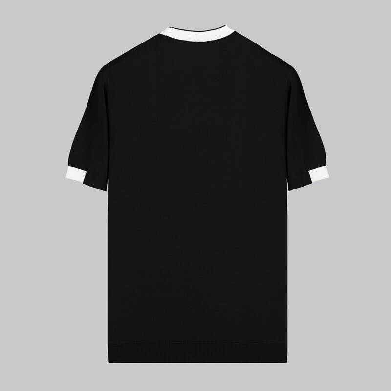 BİSİKLET YAKA KISA KOL BEYAZ TRİKO