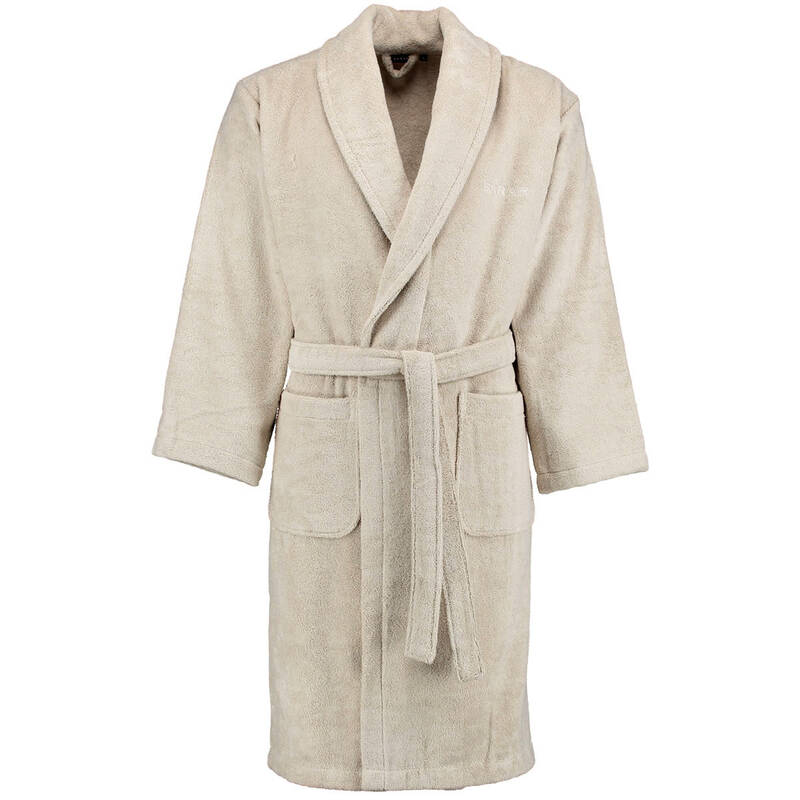 ŞAL YAKA BORNOZ BEYAZ