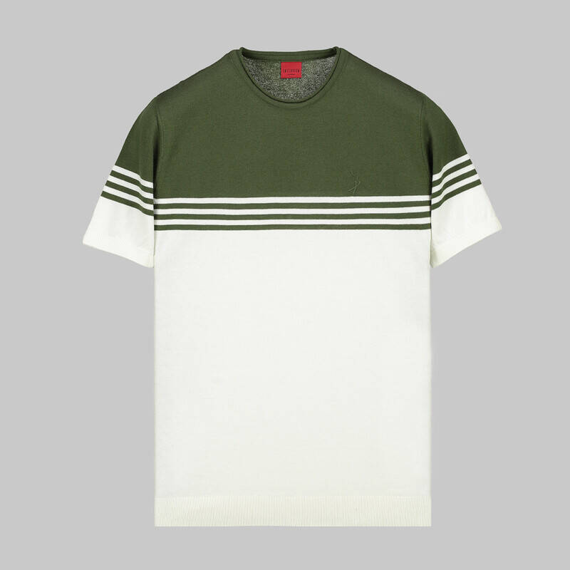 YEŞİL KISA KOL TRİKO