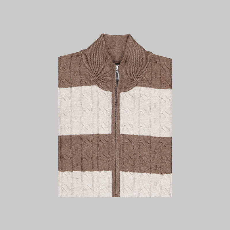 LACİVERT FERMUARLI YARIM BALIKÇI TRİKO