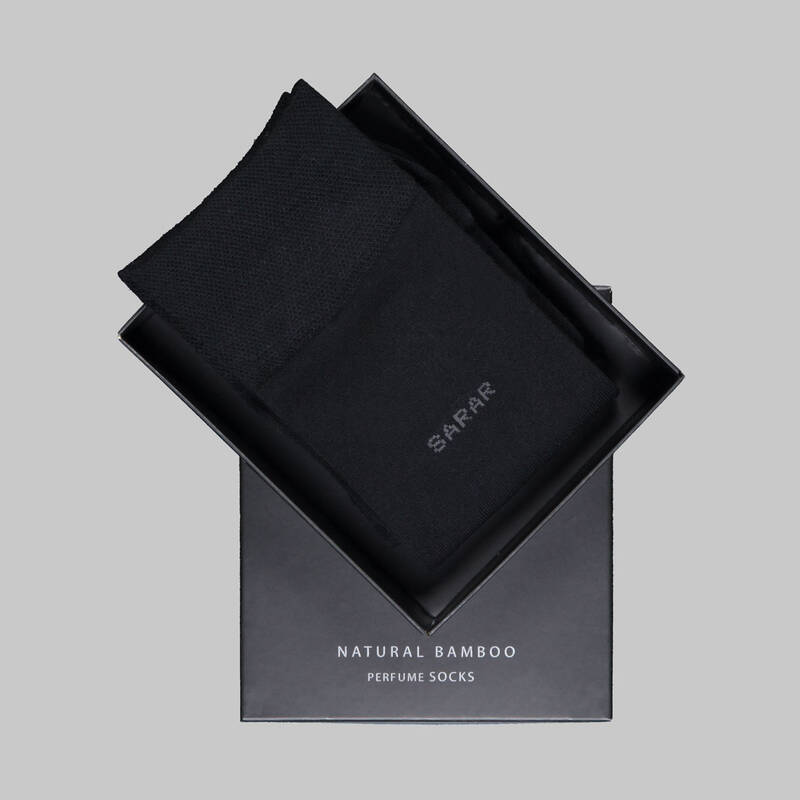 KUTULU LACİVERT BAMBU ÇORAP