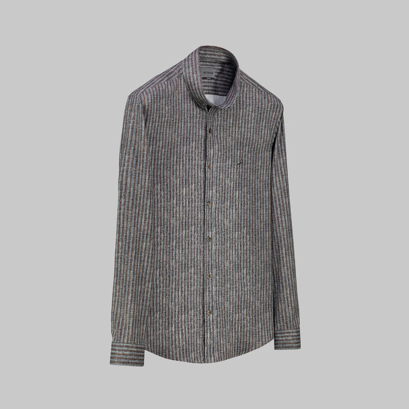 GOIAS ÇİZGİLİ PARLEMENT GÖMLEK