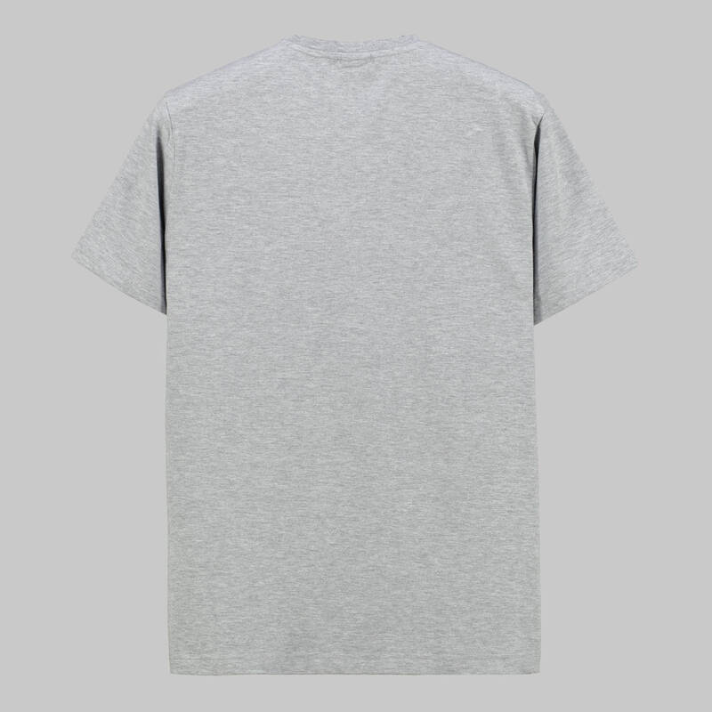 V YAKA GRİ TİŞÖRT