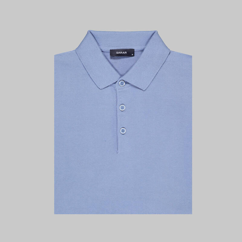 DÜĞMELİ POLO YAKA LACİVERT TRİKO