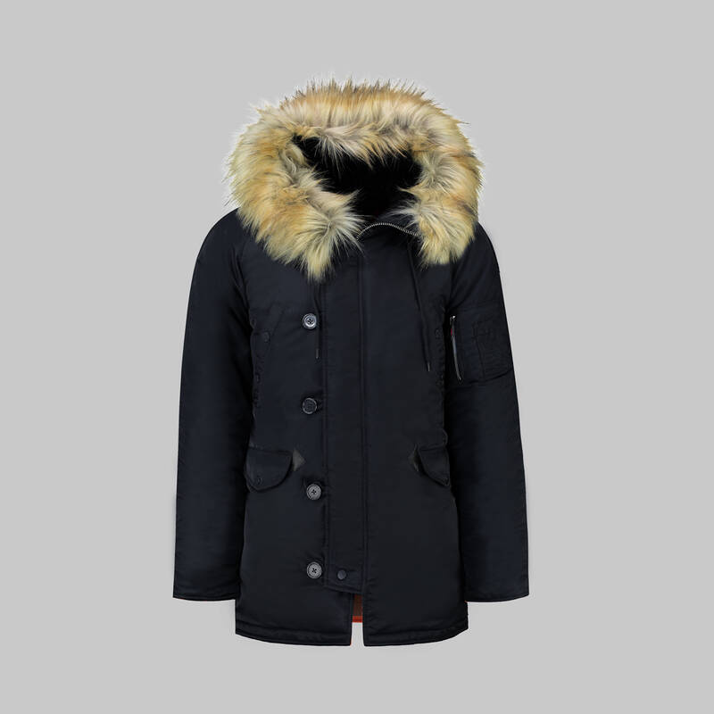 KÜRK KAPÜŞONLU HAKİ KABAN