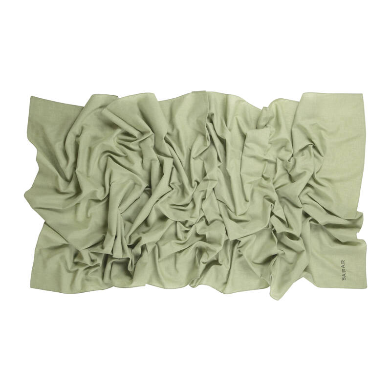 SİYAH PAMUK KETEN ŞAL